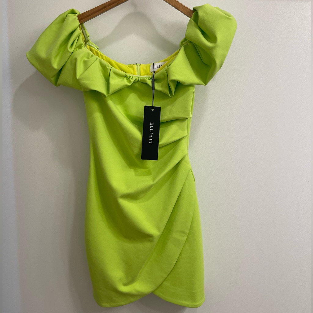 Mini Dress Still With Tag Lime Green